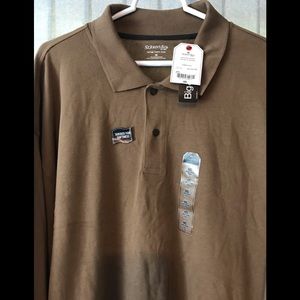 BIG MEN’S- St. John’s Long sleeved polo, 4XL